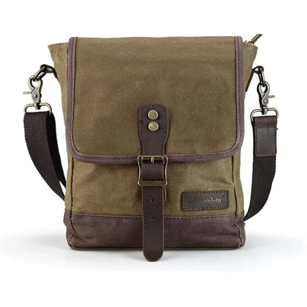 Messenger Bag for Men and Women Canvas Purse Crossbody Shoulder Bag Casual